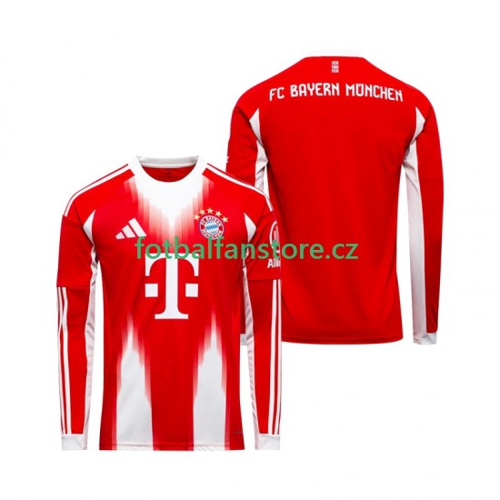 Muži Domácí Dres FC Bayern Mnichov 2025-2026 Dlouhými Rukávy Muži Domácí Dres FC Bayern Mnichov 2025-2026 Dlouhými Rukávy