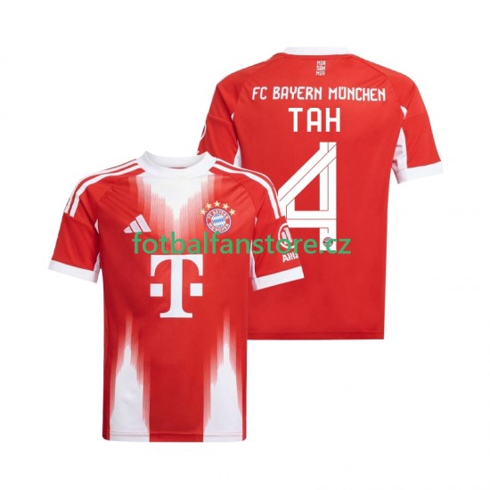 Muži Domácí Dres FC Bayern Mnichov Jonathan Tah 4 2025-2026 Krátký rukáv Muži Domácí Dres FC Bayern Mnichov Jonathan Tah 4 2025-2026 Krátký rukáv