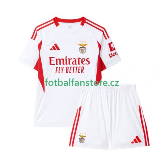 Dětský Alternativní Dres Benfica 2025-2026 Krátký rukáv Dětský Alternativní Dres Benfica 2025-2026 Krátký rukáv