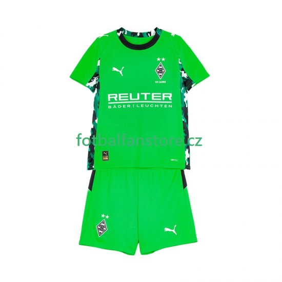 Dětský Venkovní Dres Borussia Mönchengladbach 2025-2026 Krátký rukáv