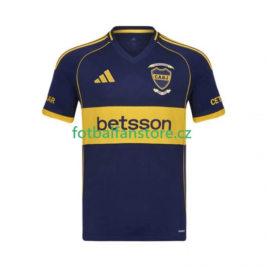 Muži Domácí Dres CA Boca Juniors 2025-2026 Krátký rukáv Muži Domácí Dres CA Boca Juniors 2025-2026 Krátký rukáv