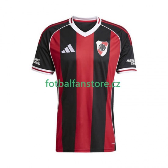 Muži Venkovní Dres CA River Plate 2025 Krátký rukáv Muži Venkovní Dres CA River Plate 2025 Krátký rukáv