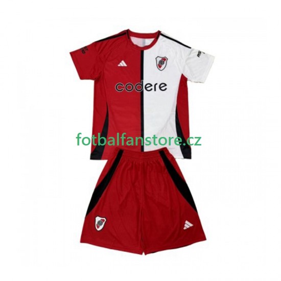 Dětský Alternativní Dres CA River Plate 2024-2025 Krátký rukáv Dětský Alternativní Dres CA River Plate 2024-2025 Krátký rukáv