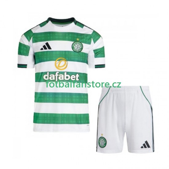 Dětský Domácí Dres Celtic FC 2025-2026 Krátký rukáv Dětský Domácí Dres Celtic FC 2025-2026 Krátký rukáv