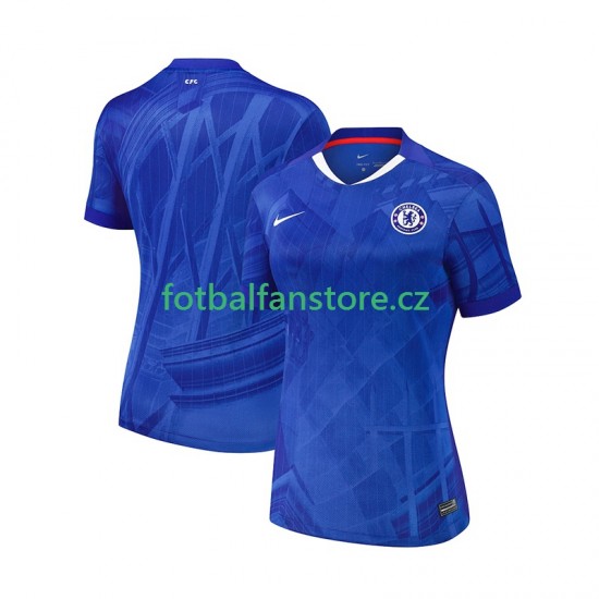 Ženy Domácí Dres Chelsea 2025-2026 Krátký rukáv