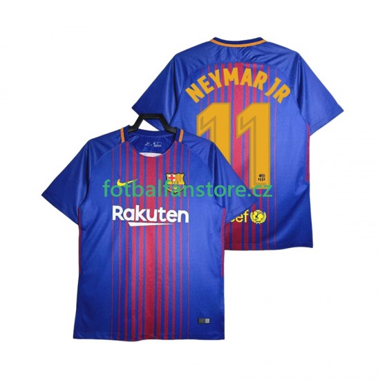 Muži Retro Domácí Dres FC Barcelona Neymar JR 11 2017-2018 Krátký rukáv