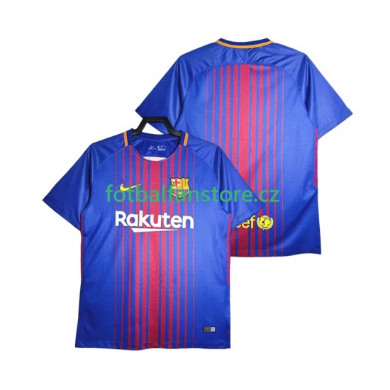 Muži Retro Domácí Dres FC Barcelona 2017-20168 Krátký rukáv