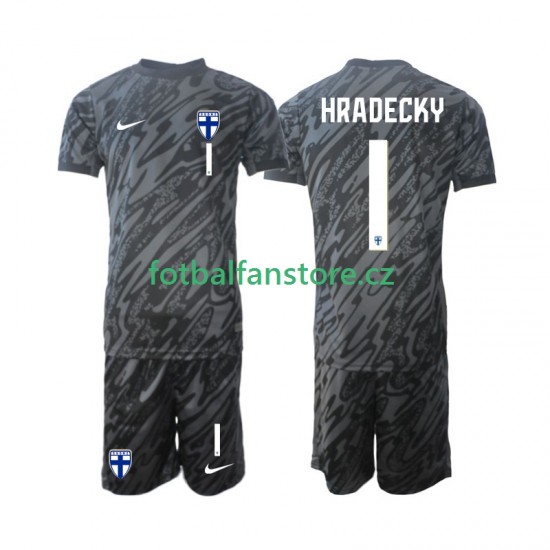 Dětský Brankářský Domácí Dres Finsko HRADECKY 1 2024 Krátký rukáv Dětský Brankářský Domácí Dres Finsko HRADECKY 1 2024 Krátký rukáv
