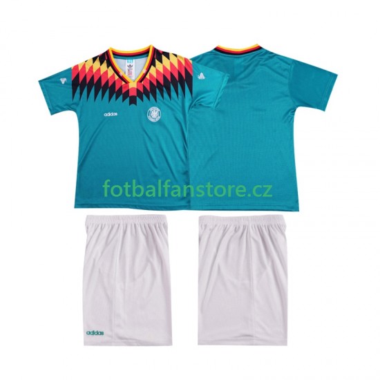 Dětský Retro Venkovní Dres Německo 1994 Krátký rukáv Dětský Retro Venkovní Dres Německo 1994 Krátký rukáv