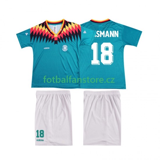 Dětský Retro Venkovní Dres Německo KLINSMANN 18 1994 Krátký rukáv