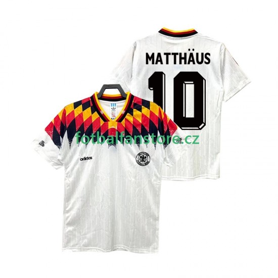 Muži Retro Domácí Dres Německo MATTHAUS 10 1994 Krátký rukáv Muži Retro Domácí Dres Německo MATTHAUS 10 1994 Krátký rukáv