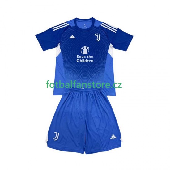 Dětský Brankářský Domácí Dres Juventus 2025-2026 Krátký rukáv Dětský Brankářský Domácí Dres Juventus 2025-2026 Krátký rukáv