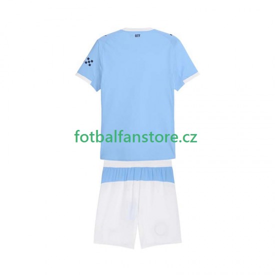 Dětský Domácí Dres Manchester City 2025-2026 Krátký rukáv