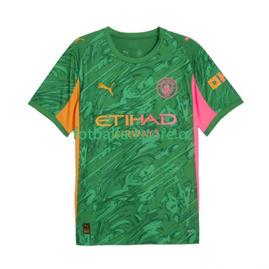 Muži Brankářský Domácí Dres Manchester City 2025-2026 Krátký rukáv