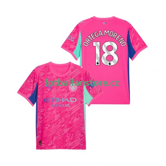 Muži Brankářský Venkovní Dres Manchester City ORTEGA MORENO 18 2025-2026 Krátký rukáv Muži Brankářský Venkovní Dres Manchester City ORTEGA MORENO 18 2025-2026 Krátký rukáv