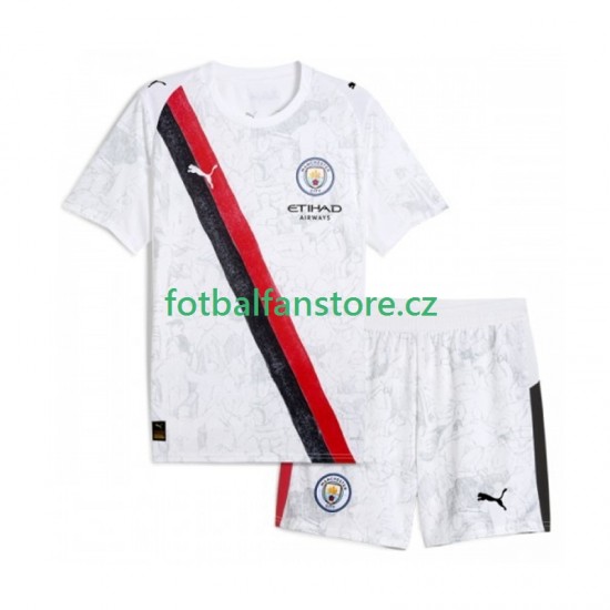 Dětský Domácí Dres Manchester City KIDSUPER 2025-2026 Krátký rukáv