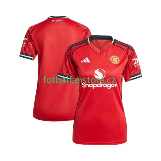 Ženy Domácí Dres Manchester United 2025-2026 Krátký rukáv Ženy Domácí Dres Manchester United 2025-2026 Krátký rukáv