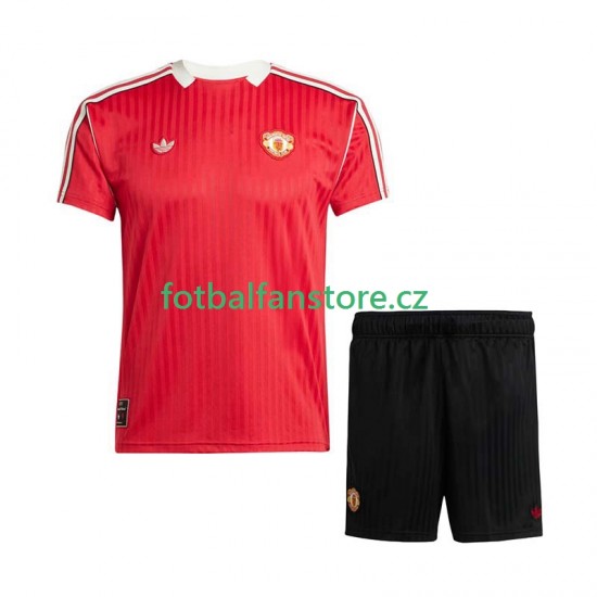 Dětský Domácí Dres Manchester United d Icon 2025-2026 Krátký rukáv Dětský Domácí Dres Manchester United d Icon 2025-2026 Krátký rukáv