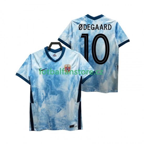 Muži Venkovní Dres Norsko ODEGAARD 10 2020-2021 Krátký rukáv