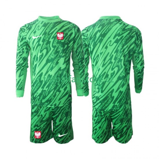 Dětský Brankářský Alternativní Dres Polsko 2024 Dlouhými Rukávy Dětský Brankářský Alternativní Dres Polsko 2024 Dlouhými Rukávy