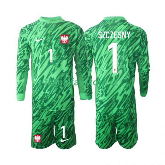 Dětský Brankářský Alternativní Dres Polsko Szczesny 1 2024 Dlouhými Rukávy Dětský Brankářský Alternativní Dres Polsko Szczesny 1 2024 Dlouhými Rukávy