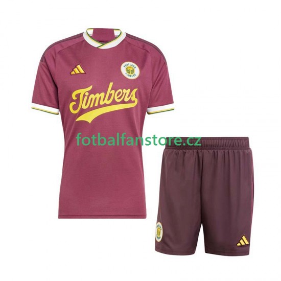 Dětský Alternativní Dres Portland Timbers 2024 Krátký rukáv Dětský Alternativní Dres Portland Timbers 2024 Krátký rukáv