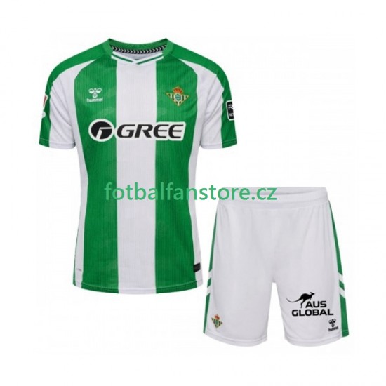 Dětský Domácí Dres Real Betis 2025-2026 Krátký rukáv