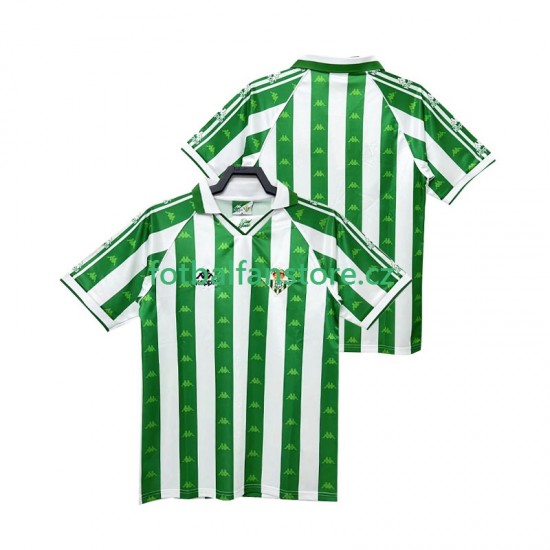 Muži Retro Domácí Dres Real Betis 1995 1997 Krátký rukáv Muži Retro Domácí Dres Real Betis 1995 1997 Krátký rukáv