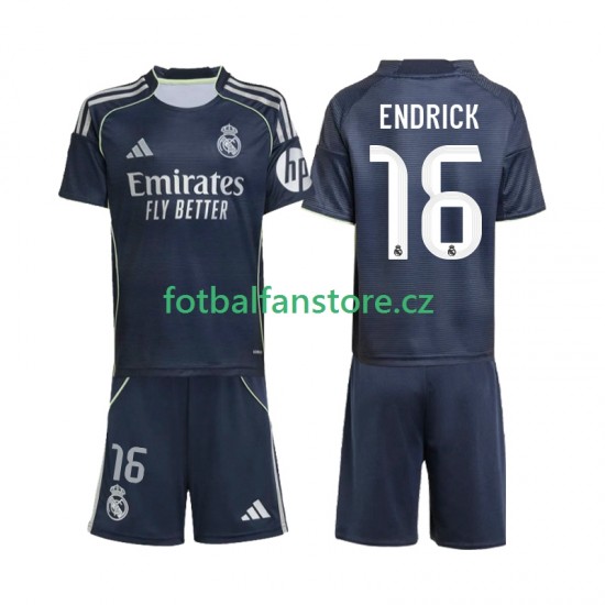 Dětský Venkovní Dres Real Madrid Endrick 16 2025-2026 Krátký rukáv