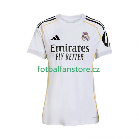 Ženy Domácí Dres Real Madrid 2025-2026 Krátký rukáv Ženy Domácí Dres Real Madrid 2025-2026 Krátký rukáv