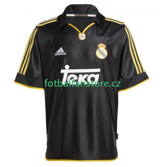 Muži Retro Venkovní Dres Real Madrid 1999-2000 Krátký rukáv Muži Retro Venkovní Dres Real Madrid 1999-2000 Krátký rukáv