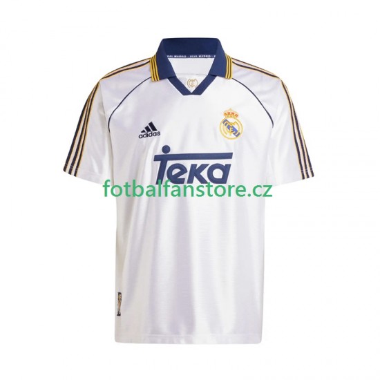 Muži Retro Domácí Dres Real Madrid 1999-2000 Krátký rukáv