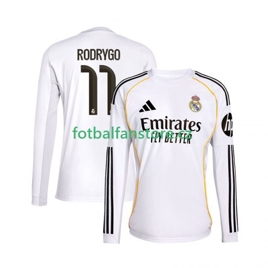 Muži Domácí Dres Real Madrid Rodrygo 11 2025-2026 Dlouhými Rukávy