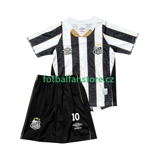Dětský Venkovní Dres Santos FC Neymar JR 10 2025-2026 Krátký rukáv