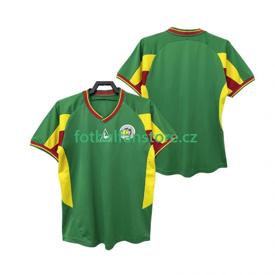 Muži Retro Venkovní Dres Senegal 2002 Krátký rukáv Muži Retro Venkovní Dres Senegal 2002 Krátký rukáv