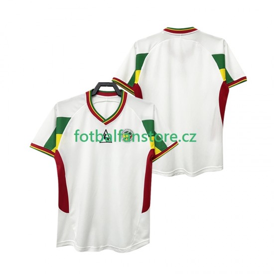 Muži Retro Domácí Dres Senegal 2002 Krátký rukáv Muži Retro Domácí Dres Senegal 2002 Krátký rukáv