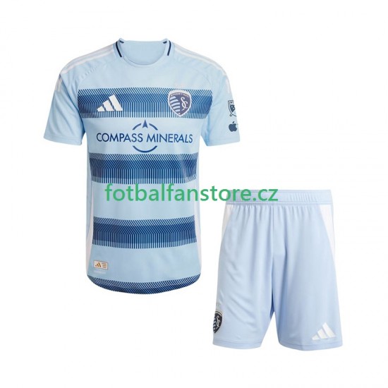 Dětský Domácí Dres Sporting Kansas City 2025 Krátký rukáv