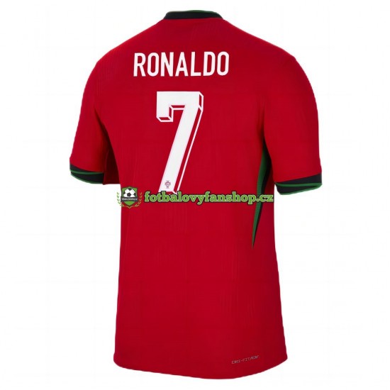 Muži Domácí Dres Portugalsko Cristiano Ronaldo 7 Euro 2024 Červené Krátký rukáv