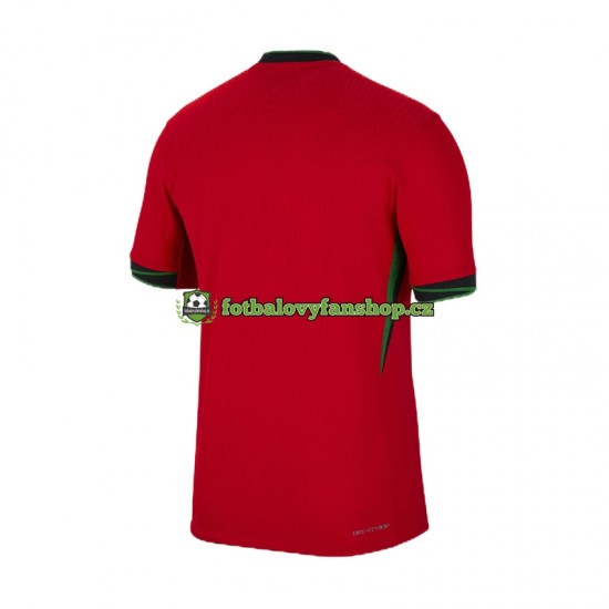 Muži Domácí Dres Portugalsko Euro 2024 Červené Krátký rukáv