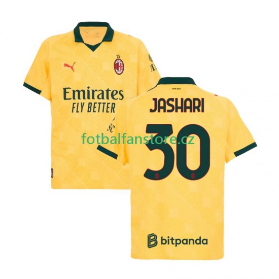 Muži Alternativní Dres AC Milán Ardon Jashari 30 2025-2026 Krátký rukáv