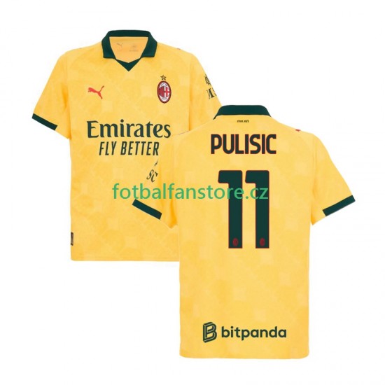 Muži Alternativní Dres AC Milán Christian Pulisic 11 2025-2026 Krátký rukáv