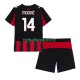 Dětský Domácí Dres AC Milán Luca Modric 14 2025-2026 Krátký rukáv