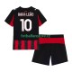 Dětský Domácí Dres AC Milán Rafael Leao 10 2025-2026 Krátký rukáv Dětský Domácí Dres AC Milán Rafael Leao 10 2025-2026 Krátký rukáv