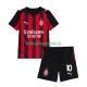 Dětský Domácí Dres AC Milán Rafael Leao 10 2025-2026 Krátký rukáv