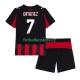Dětský Domácí Dres AC Milán Santiago Gimenez 7 2025-2026 Krátký rukáv