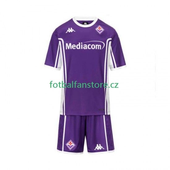 Dětský Domácí Dres ACF Fiorentina 2025-2026 Krátký rukáv