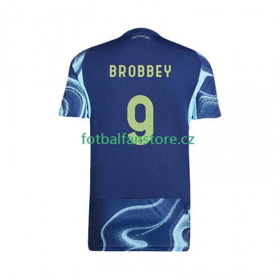 Muži Venkovní Dres AFC Ajax Brian Brobbey 9 2025-2026 Krátký rukáv