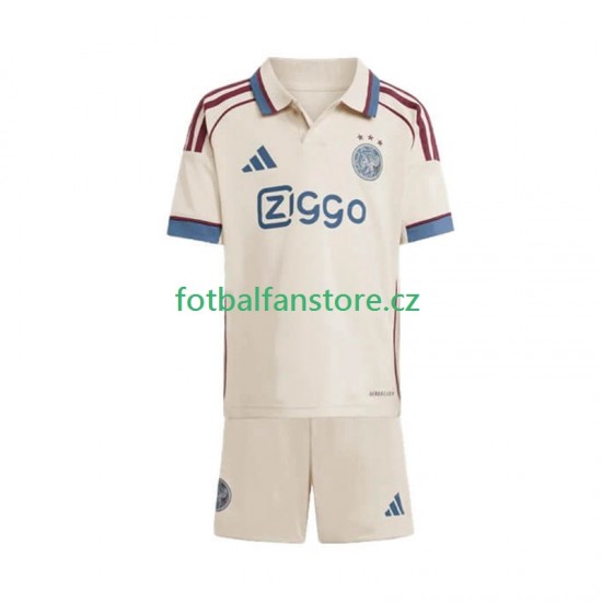 Dětský Alternativní Dres AFC Ajax 2025-2026 Krátký rukáv