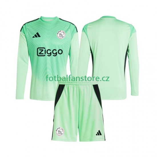 Dětský Brankářský Domácí Dres AFC Ajax 2025-2026 Dlouhými Rukávy
