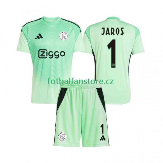 Dětský Brankářský Domácí Dres AFC Ajax Vitezslav Jaros 1 2025-2026 Krátký rukáv